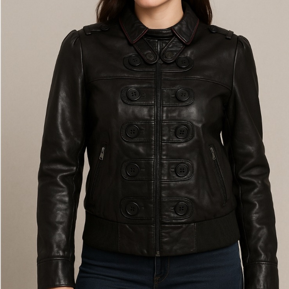 Knoles and Carter Leather Jacket (fits like Adult Medium)